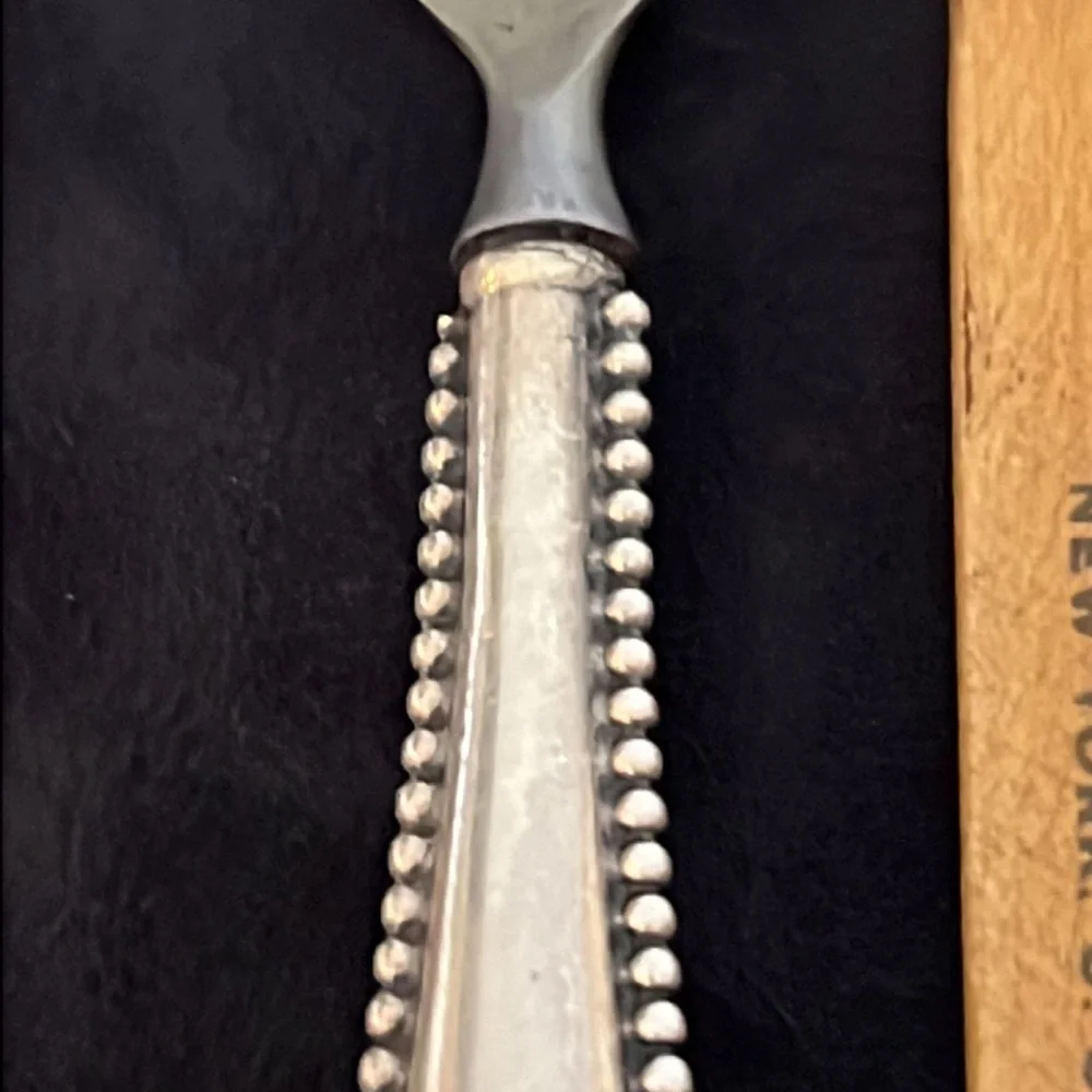 Antique Sterling Silver nail file monogrammed